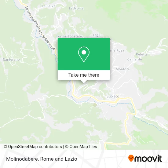 Molinodabere map