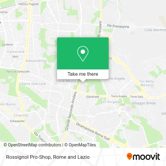 Rossignol Pro-Shop map