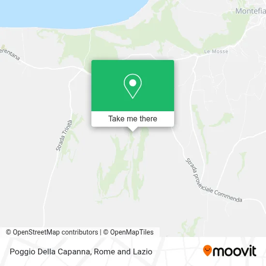 Poggio Della Capanna map