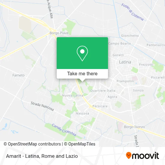 Amarit - Latina map