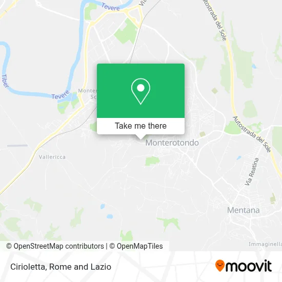 Cirioletta map