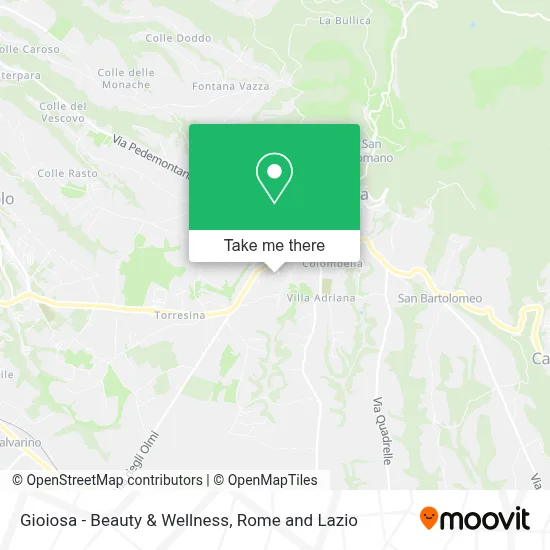 Gioiosa - Beauty & Wellness map