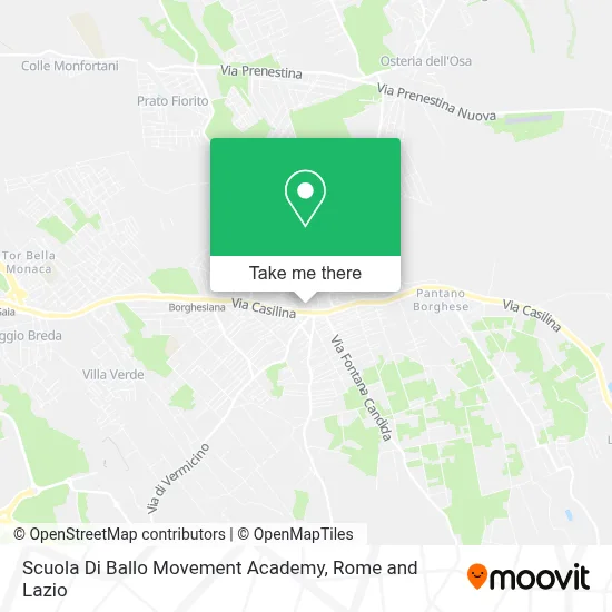 Scuola Di Ballo Movement Academy map