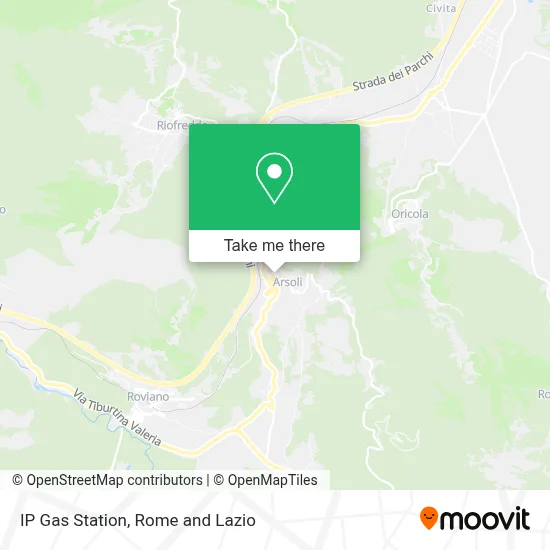 IP Gas Station map