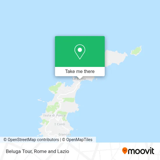 Beluga Tour map