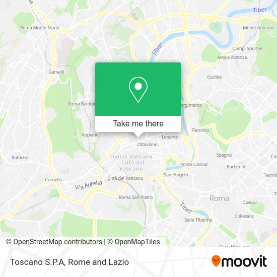 Toscano S.P.A map