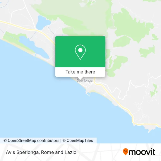 Avis Sperlonga map