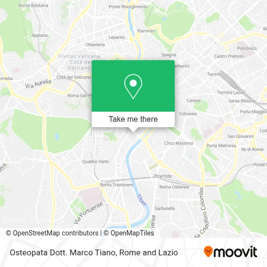 Osteopata Dott. Marco Tiano map