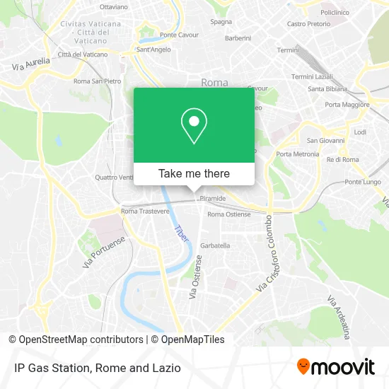 IP Gas Station map