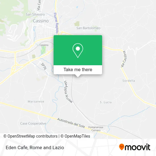 Eden Cafe map