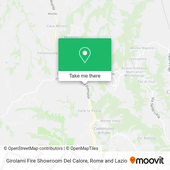 Girolami Fire Showroom Del Calore map
