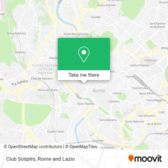 Club Sospiro map