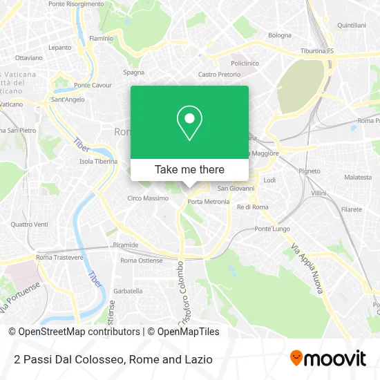 2 Passi Dal Colosseo map