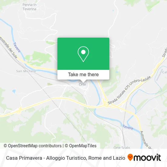 Casa Primavera - Alloggio Turistico map