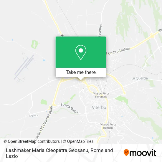 Lashmaker Maria Cleopatra Geosanu map
