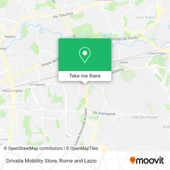 Drivalia Mobility Store map