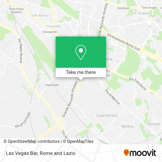 Las Vegas Bar map