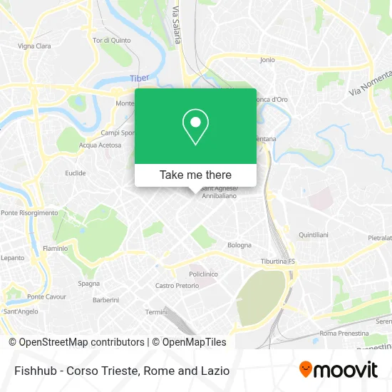 Fishhub - Corso Trieste map
