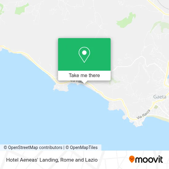 Hotel Aeneas' Landing map
