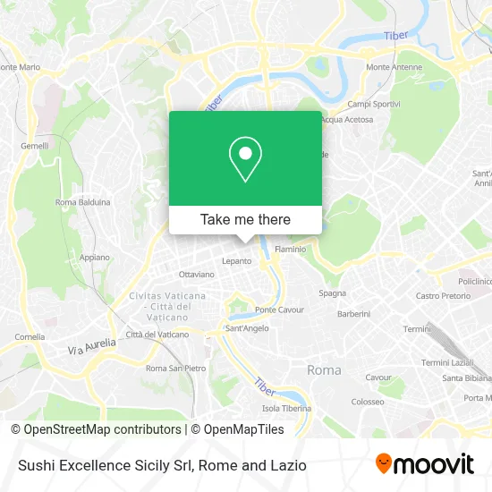 Sushi Excellence Sicily Srl map