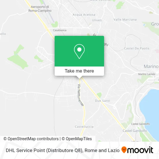 DHL Service Point (Distributore Q8) map