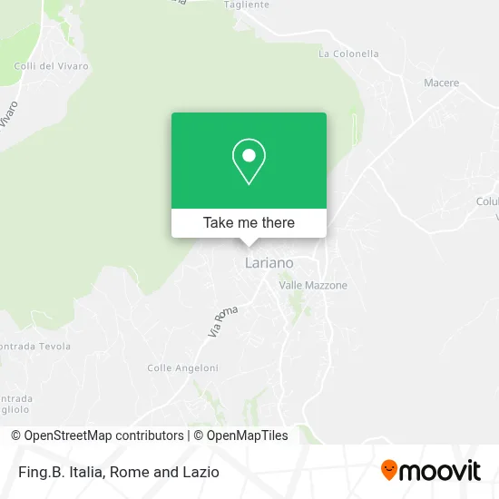 Fing.B. Italia map