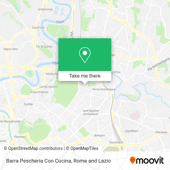 Barra Pescheria Con Cucina map