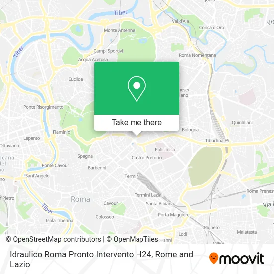 Idraulico Roma Pronto Intervento H24 map