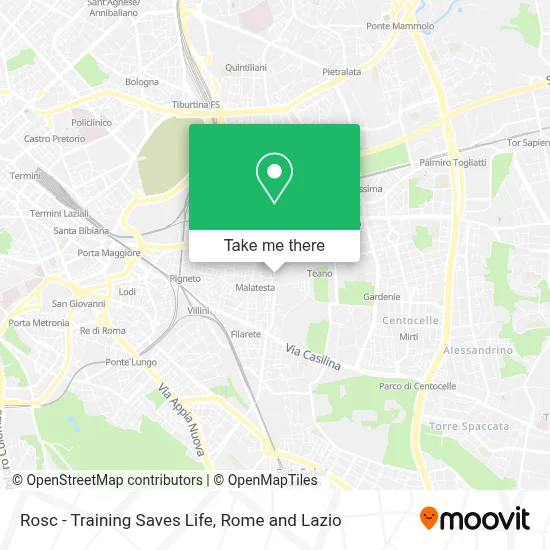 Rosc - Training Saves Life map