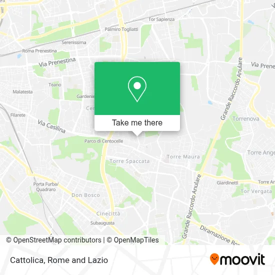 Cattolica map