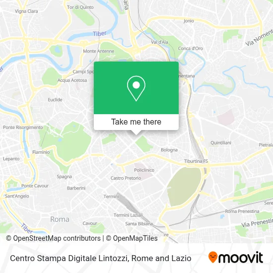 Centro Stampa Digitale Lintozzi map