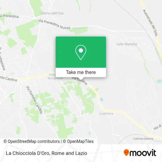 La Chiocciola D'Oro map