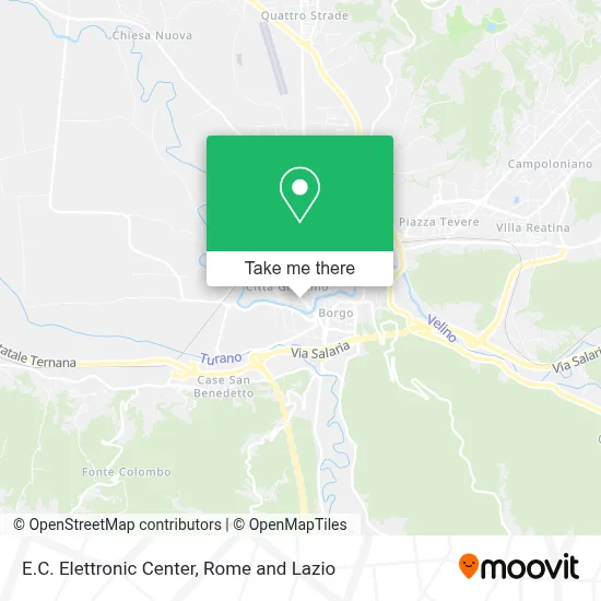 E.C. Elettronic Center map