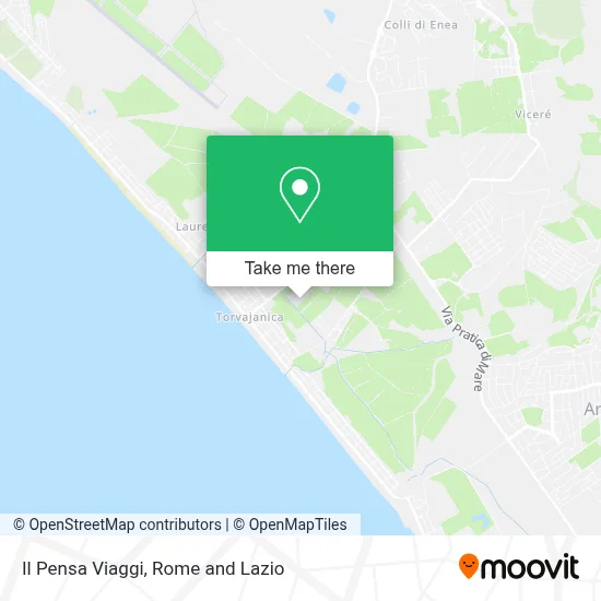 Il Pensa Viaggi map