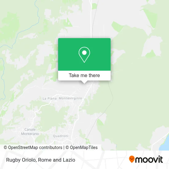 Rugby Oriolo map