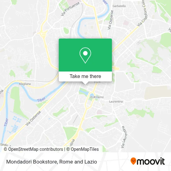 Mondadori Bookstore map