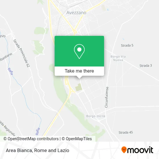 Area Bianca map