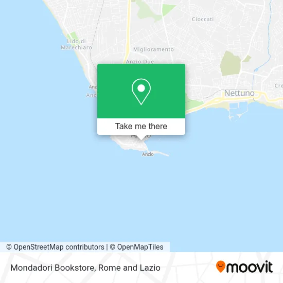 Mondadori Bookstore map