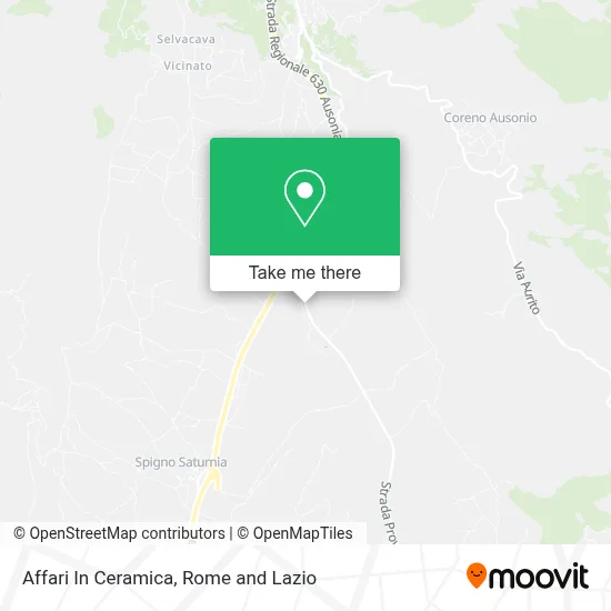 Affari In Ceramica map