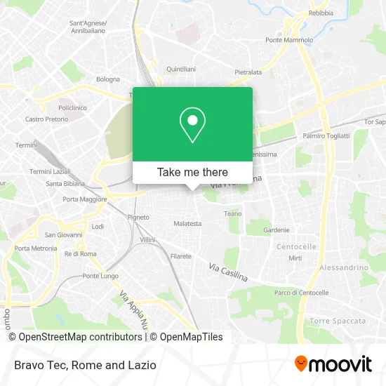 Bravo Tec map