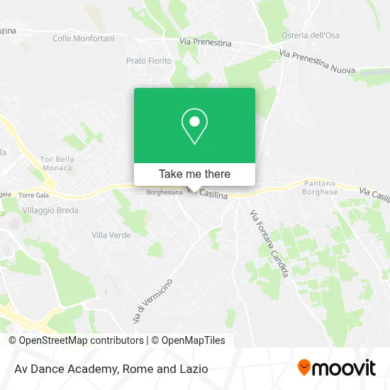 Av Dance Academy map