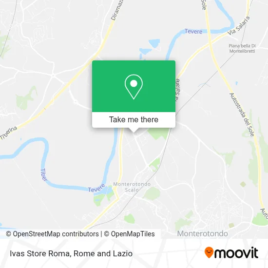 Ivas Store Roma map