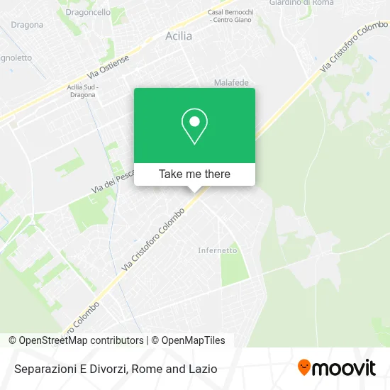 Separazioni E Divorzi map