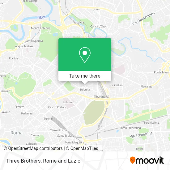 Three Brothers map