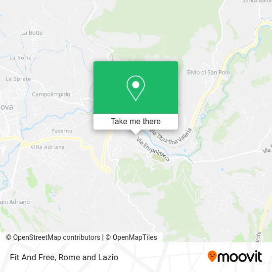 Fit And Free map