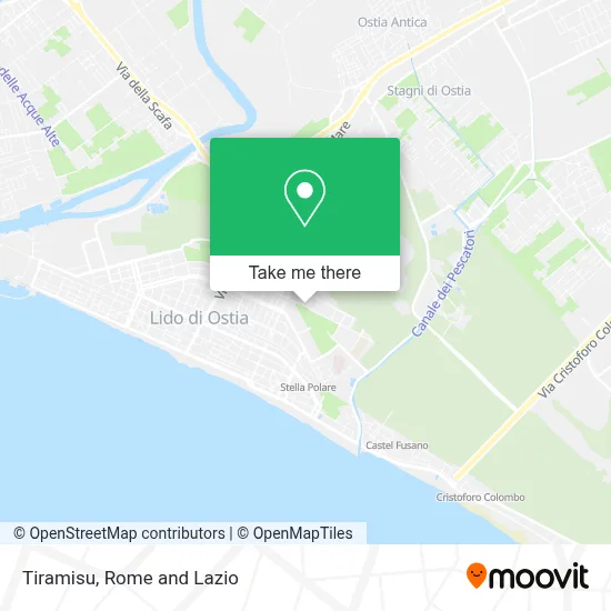 Tiramisu map