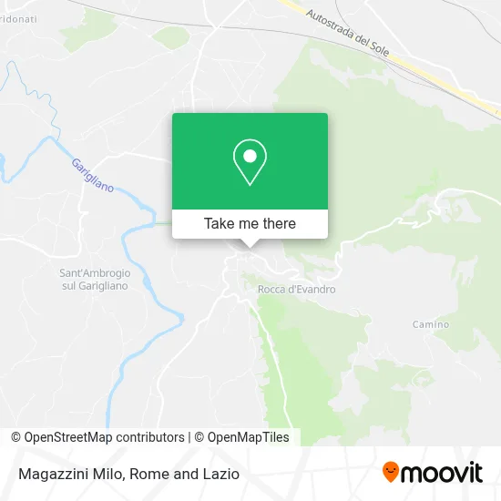 Magazzini Milo map