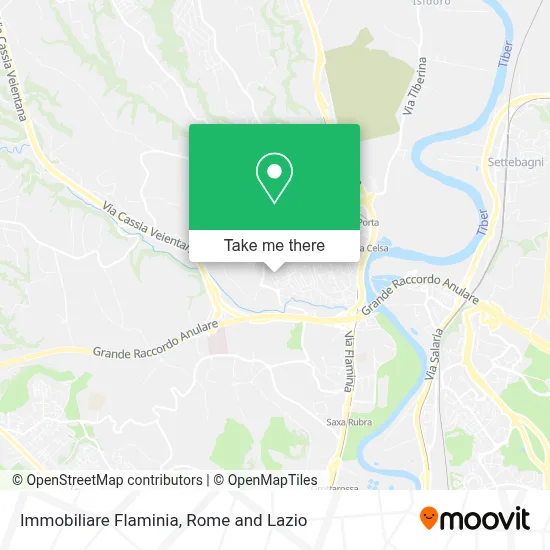 Immobiliare Flaminia map