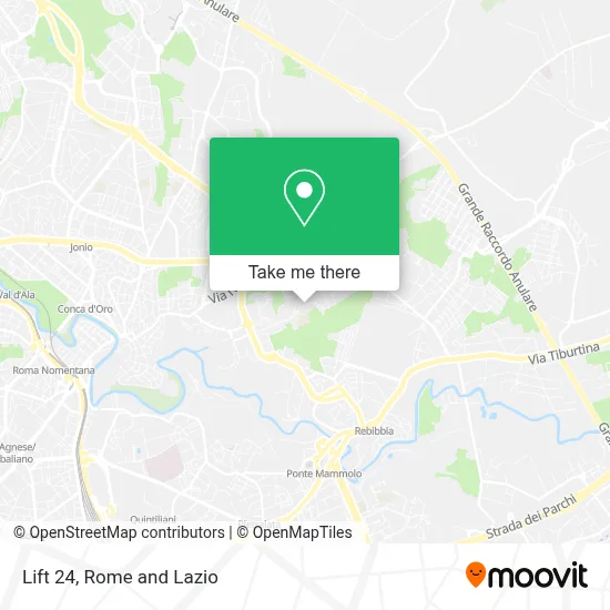 Lift 24 map