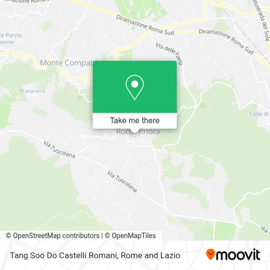 Tang Soo Do Castelli Romani map